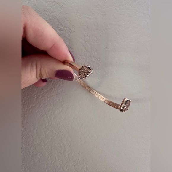 Kendra Scott Rose Gold necklace, bracelet, and cuff set - Picture 7 of 12